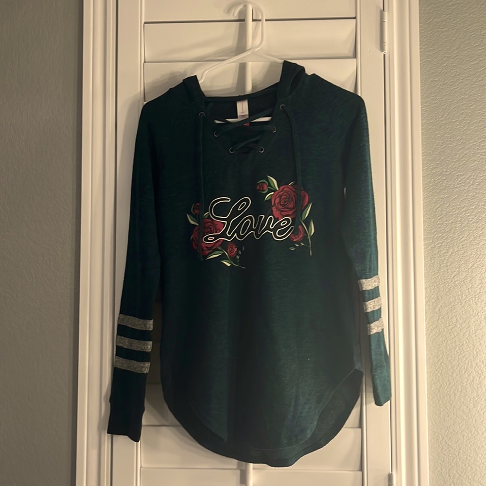 Green sweater